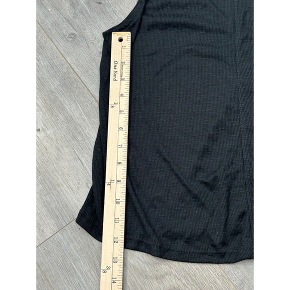 Free People Sleek N’ Easy Tank Top Sleeveless V-Neck Classic Fit Black Small - Picture 8 of 8